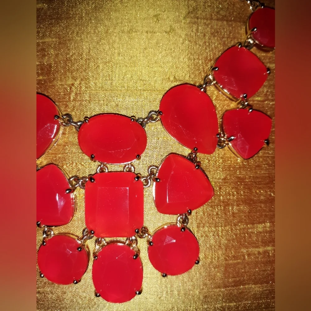 Gorgeous Neon Watermelon Kate Spade Vintage Necklace
